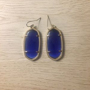 Elle Drop Earrings - Royal Blue